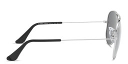 نظارات شمسية طراز بايلوت للأطفال من راي بان جونيور بلون فضي - صورة المنتج 3