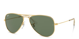 Ray-Ban Junior Kids Aviator Sunglasses in Metal in Gold – Product Photo 2