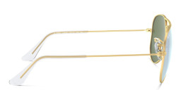 Ray-Ban Junior Kids Pilot Sunglasses in Metal in Gold – Product Photo 3