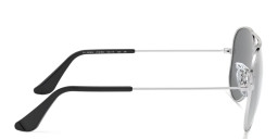 Ray-Ban Junior Kids Aviator Sunglasses in Silver – Product Photo 3