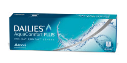 DAILIES AquaComfort PLUS Clear Contact Lenses - Pack of 30 in Clear – Product Photo 1