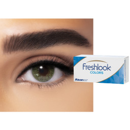 Shop Freshlook COLORS Monthly Color Contact Lenses - Green in Green online.