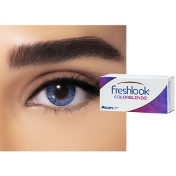 Freshlook COLORBLENDS Monthly Color Contact Lenses in True Sapphire – Product Photo 1