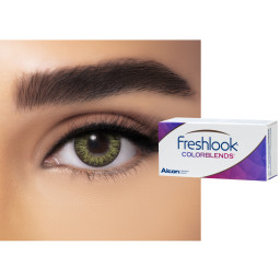 Shop Freshlook COLORBLENDS Monthly Color Contact Lenses - Gemstone Green in Gemstone Green online.