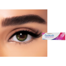 Shop Freshlook ONE-DAY COLOR Contact Lenses - Green in Green online.