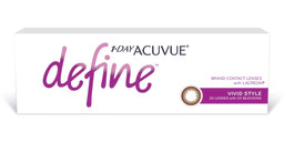 Shop ACUVUE 1-Day Define VIVID STYLE Color Contact Lenses - Vivid in Vivid online.