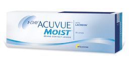 ACUVUE 1-Day MOIST Clear Contact Lenses - Pack of 30 in Clear – Product Photo 1