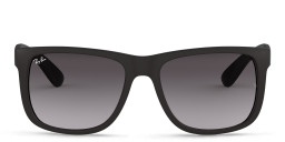 Ray-Ban Justin Square Sunglasses in Black – Product Photo 1