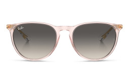 Ray-Ban Erika Classic Panthos Sunglasses in Transparent Pink/Grey Gradient – Product Photo 2