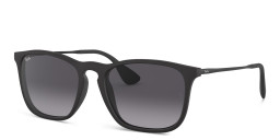 Ray-Ban Chris Square Sunglasses in Black – Product Photo 3