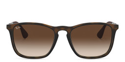 Shop Ray-Ban Chris Square Sunglasses in Black in Tortoise online.