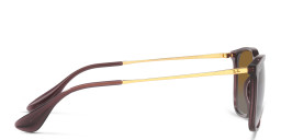 Ray-Ban Chris Square Sunglasses in Transparent Brown – Product Photo 4