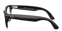 Shop Ray-Ban Meta Skyler Transitions® Unisex Cat-Eye Sunglasses in Shiny Black online.