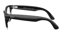 Shop Ray-Ban Meta Skyler Transitions® Unisex Cat-Eye Sunglasses in Shiny Black online.