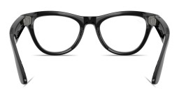 Shop Ray-Ban Meta Skyler Unisex Cat-Eye Eyeglasses With Blue-Violet Light Lenses in Black online.