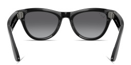 Shop Ray-Ban Meta Skyler Unisex Cat-Eye Sunglasses in Shiny Black online.