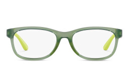 Emporio Armani Kids Pillow Eyeglasses in Green – Product Photo 2