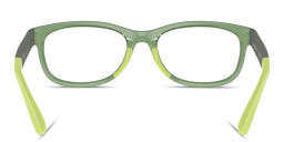 Emporio Armani Kids Pillow Eyeglasses in Green – Product Photo 4