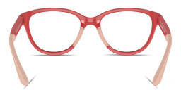 Emporio Armani Kids Cat-Eye Eyeglasses in Red – Product Photo 4