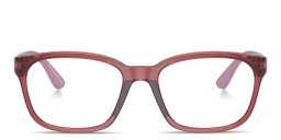 Emporio Armani Junior Eaglo Logo Pillow Eyeglasses in Red – Product Photo 1