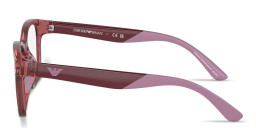 Emporio Armani Junior Eaglo Logo Pillow Eyeglasses in Red – Product Photo 3