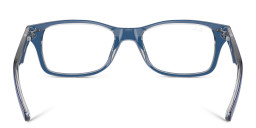 Ray-Ban Junior Optics Kids Square Eyeglasses in Blue – Product Photo 4