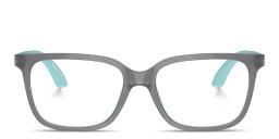 Emporio Armani Kids Pillow Eyeglasses in Transparent Black – Product Photo 1