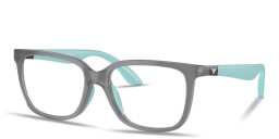 Emporio Armani Kids Pillow Eyeglasses in Transparent Black – Product Photo 2