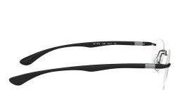 Ray-Ban Optics Unisex Rectangle Eyeglasses in Gunmetal – Product Photo 3