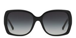 BURBERRY Unisex Square Sunglasses in Black – Product Photo 1