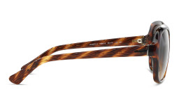 Shop Vogue Eyewear Square Sunglasses in Havana online.