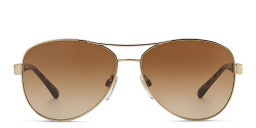 BURBERRY Pilot Sunglasses in Light Gold – Product Photo 1