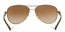 BURBERRY Pilot Sunglasses in Light Gold – Product Photo 4