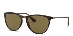 Shop Ray-Ban Junior Kids Erika Panthos Sunglasses in Havana online.