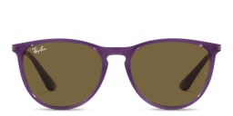 Shop Ray-Ban Junior Kids Panthos Sunglasses in Opal Violet online.