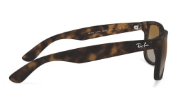 Shop Ray-Ban Justin Square Sunglasses in Tortoise online.