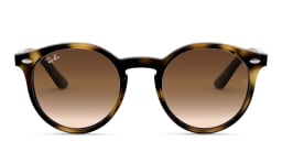 Shop Ray-Ban Junior Kids Panthos Sunglasses in Havana/Brown Gradient online.