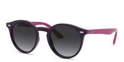 Shop Ray-Ban Junior Kids Panthos Sunglasses in Violet online.