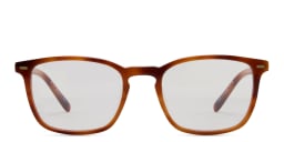 Shop Tempo Square Eyeglasses in Brown online.