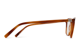 Shop Tempo Square Eyeglasses in Brown online.