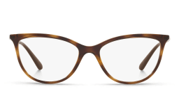 Shop Vogue Eyewear Cat-Eye Eyeglasses in Havana online.