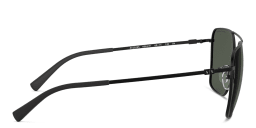 Shop Armani Exchange Irregular Sunglasses in Black online.
