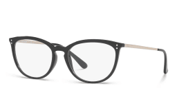 Shop Vogue Eyewear Cat-Eye Eyeglasses in Black online.