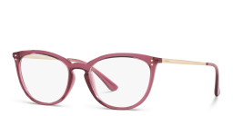 Shop Vogue Eyewear Cat-Eye Eyeglasses in Red online.
