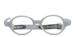 Shop Mira Flex Kids Round Eyeglasses in Grey online.