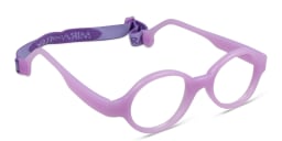 Shop Mira Flex Kids Round Eyeglasses in Purple online.