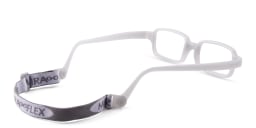 Shop Mira Flex Kids Rectangle Eyeglasses in Grey online.