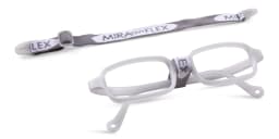 Shop Mira Flex Kids Rectangle Eyeglasses in Grey online.