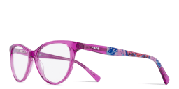 Shop Tempo Cat-Eye Eyeglasses in Purple online.
