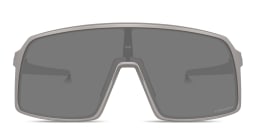 Shop Oakley Sutro Mask Sunglasses in Titanium/Prizm Black online.